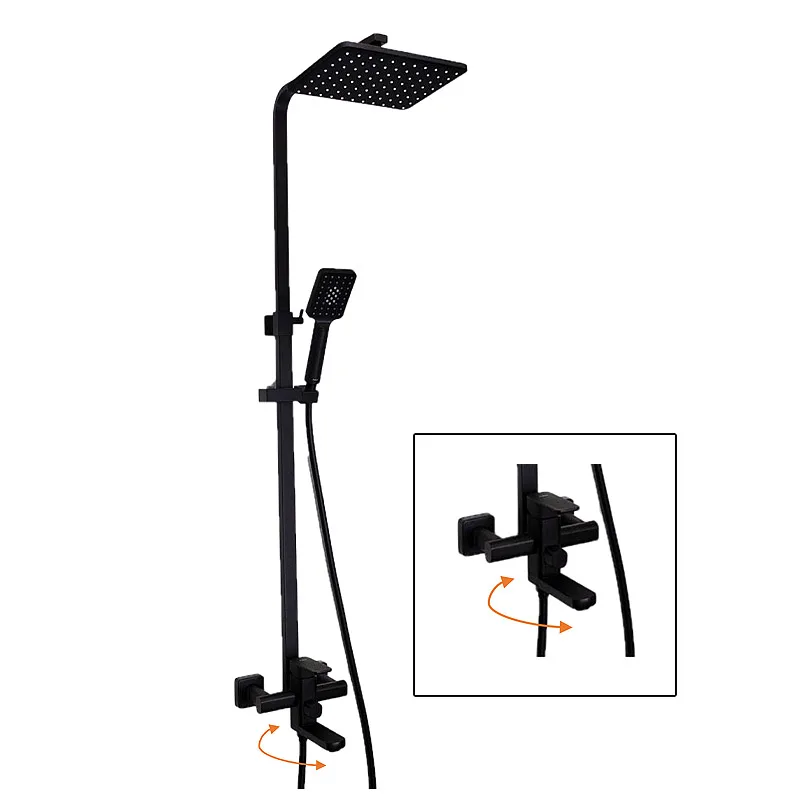 Nobel SH-700-BK Rain Shower (Black)