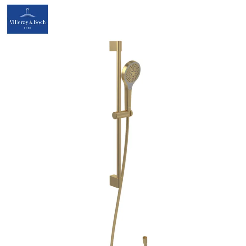 Villeroy & Boch Embrace PLUS TVS1086000376 Shower Set with Three Features (Brushed Gold)