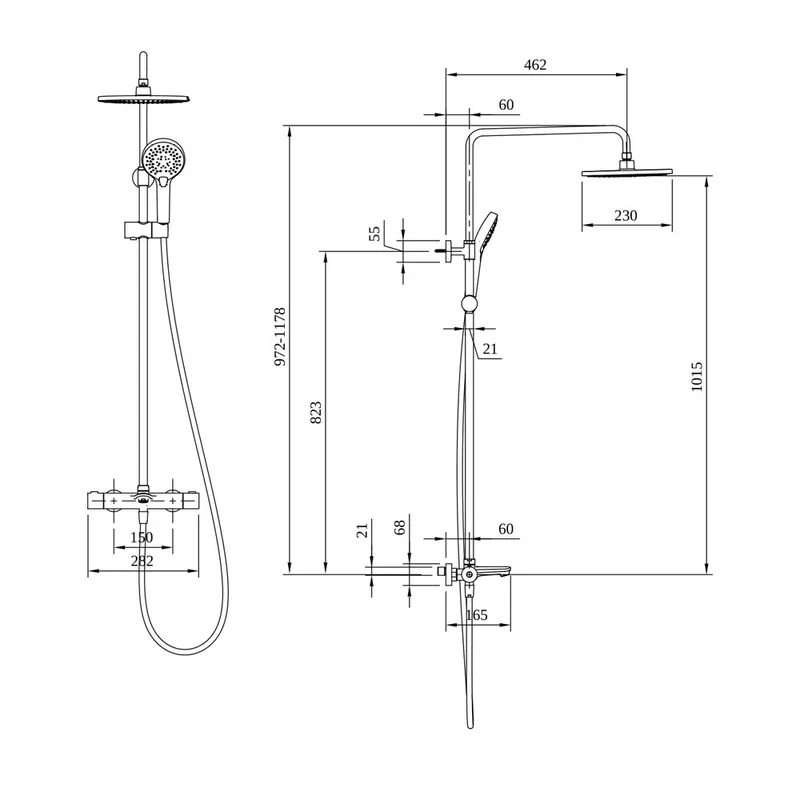 Villeroy & Boch TVS00001500061 Universal Showers System