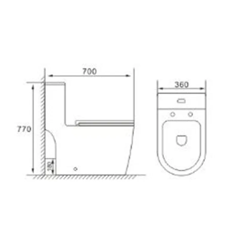 ARC JL20226 One-Piece Water Closet