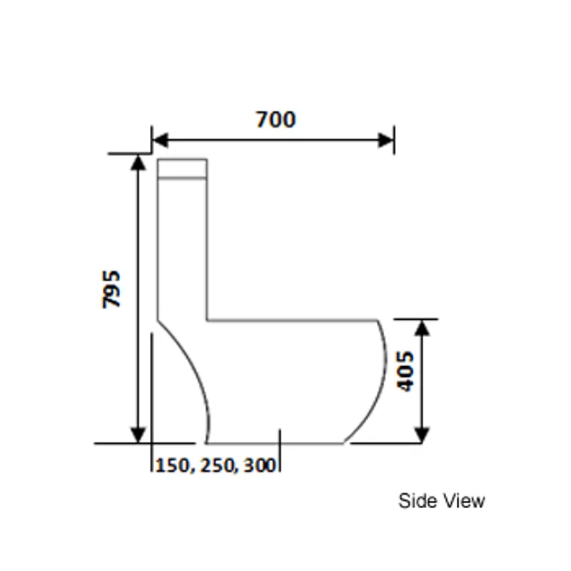 Baron W368 One-Piece Water Closet