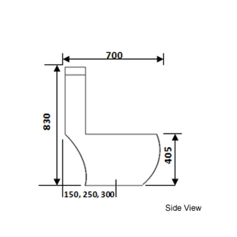 Baron W888 One-Piece Water Closet