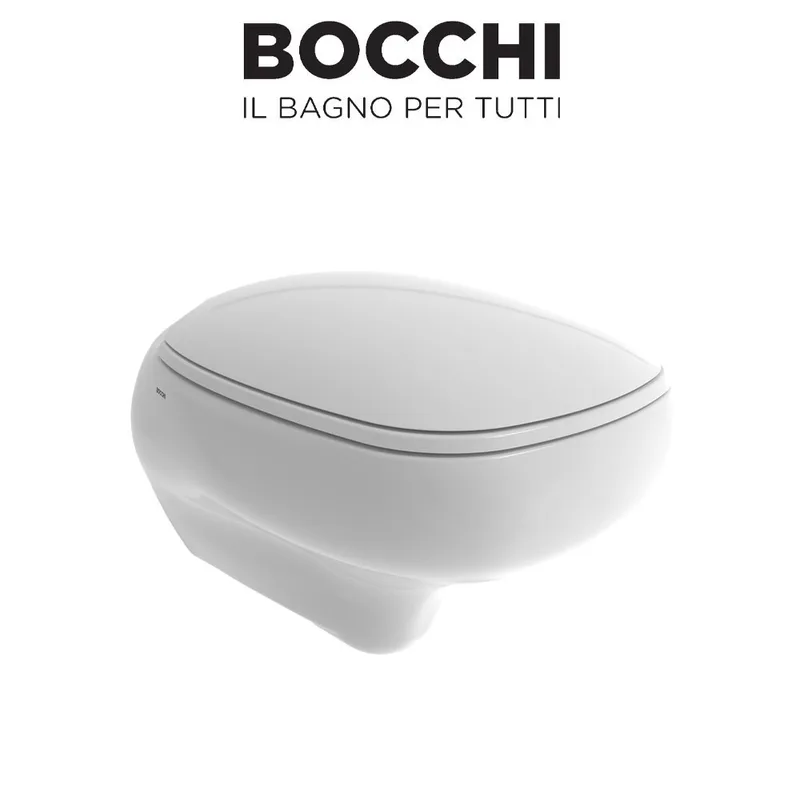 BOCCHI 1166-001-0129 Fenice Rimless Wall Mounted Toilet