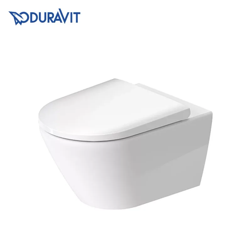 Duravit D-Neo 257709 Rimless Wall-Hung Toilet