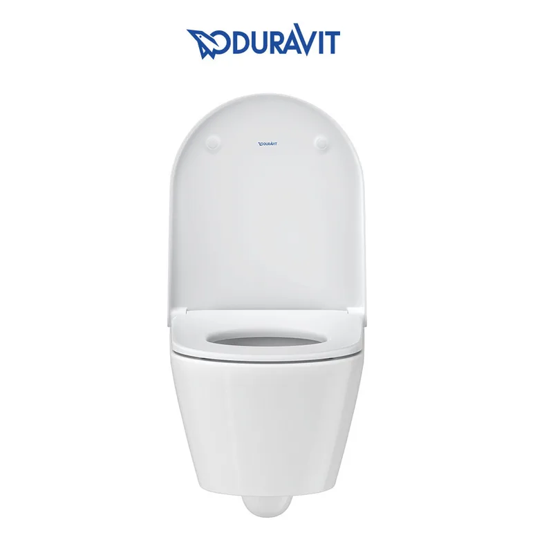 Duravit D-Neo 257709 Rimless Wall-Hung Toilet