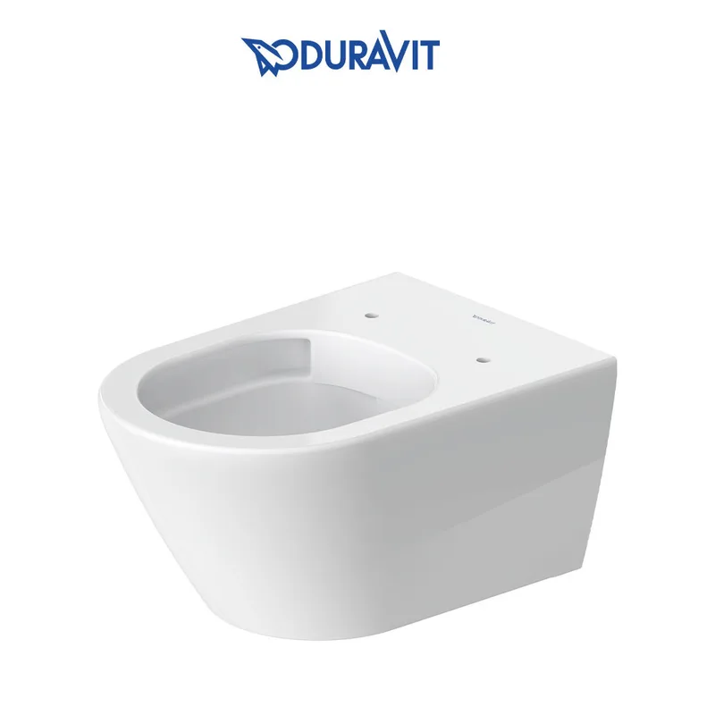 Duravit D-Neo 257709 Rimless Wall-Hung Toilet