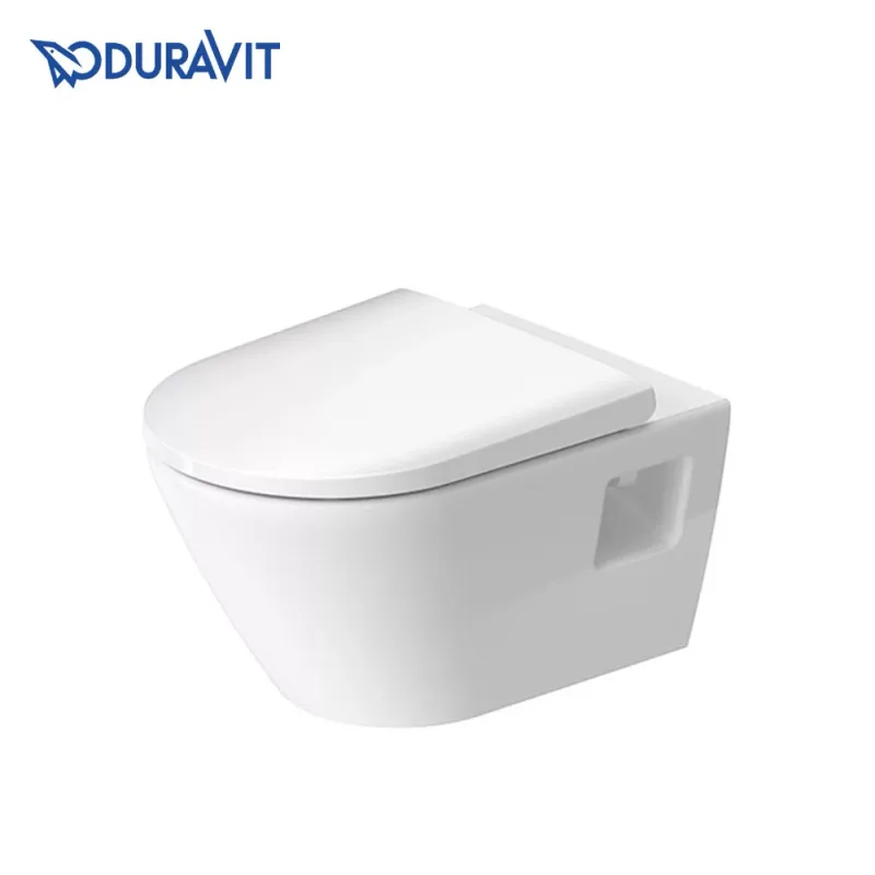 Duravit D-Neo 257809 Rimless Wall-Hung Toilet