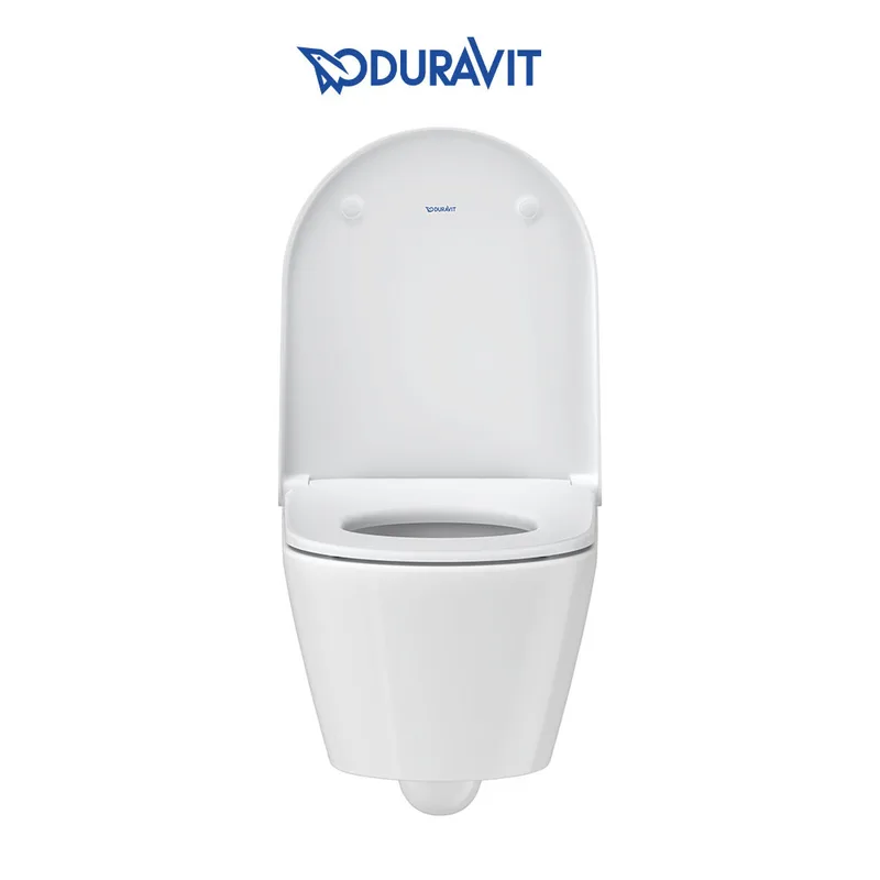 Duravit D-Neo 257809 Rimless Wall-Hung Toilet
