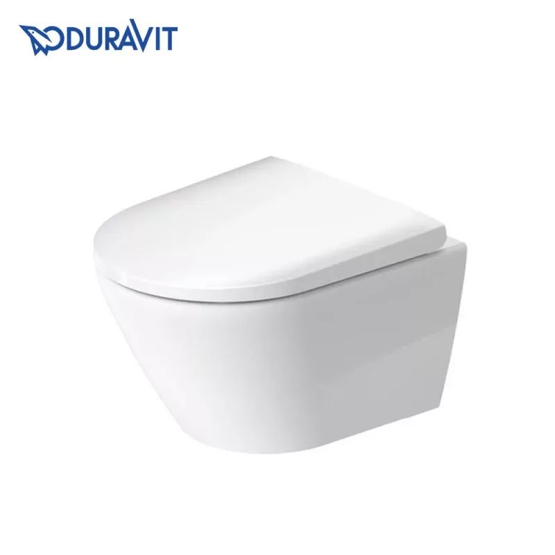 Duravit D-Neo 258809 Rimless Wall-Hung Toilet