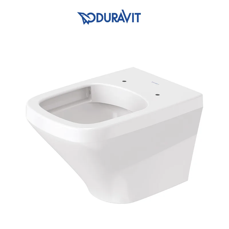 Duravit DuraStyle 255109 Rimless Wall-Hung Toilet