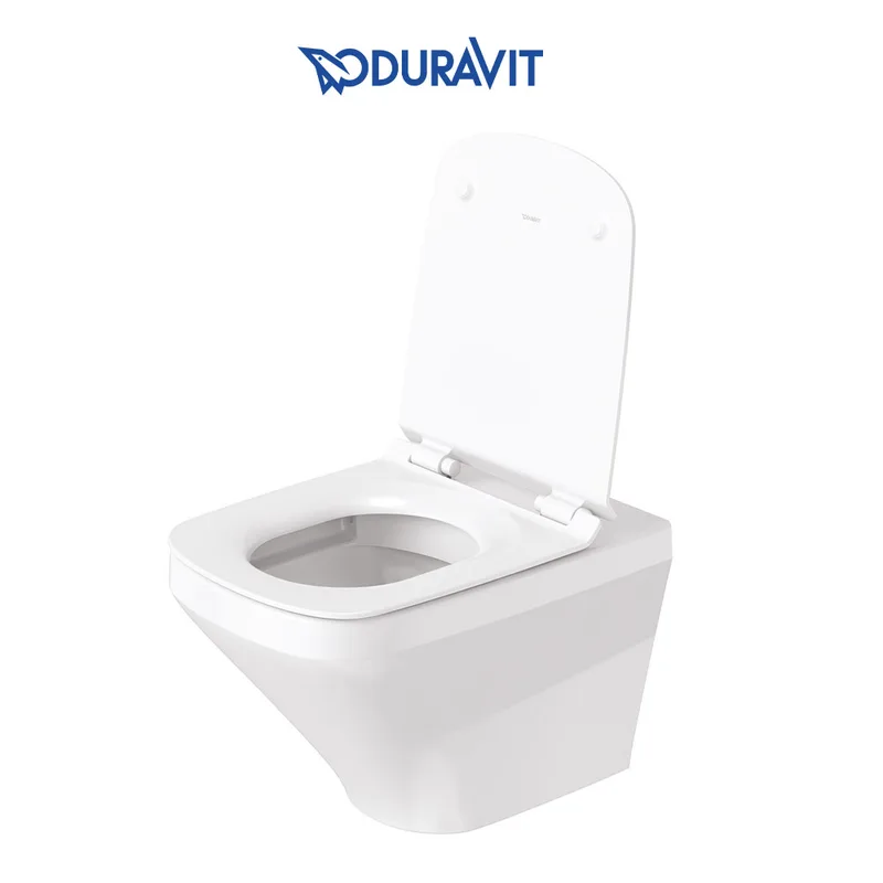 Duravit DuraStyle 255109 Rimless Wall-Hung Toilet