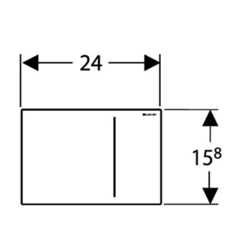 Geberit 115.622.SI.1 Sigma 70 Flush Actuator