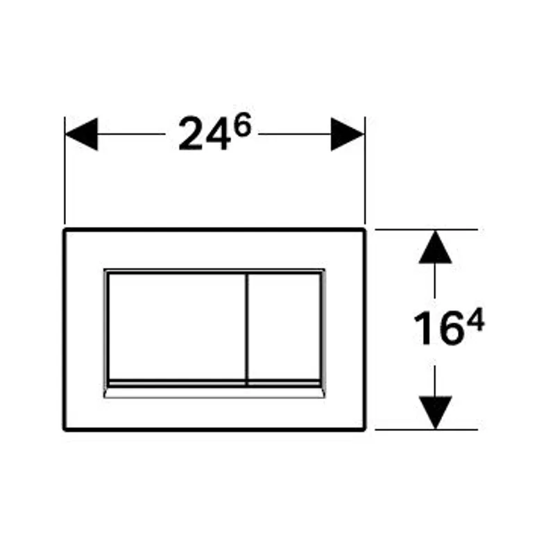 Geberit 115.883.KM.1 Sigma 30 Flush Actuator