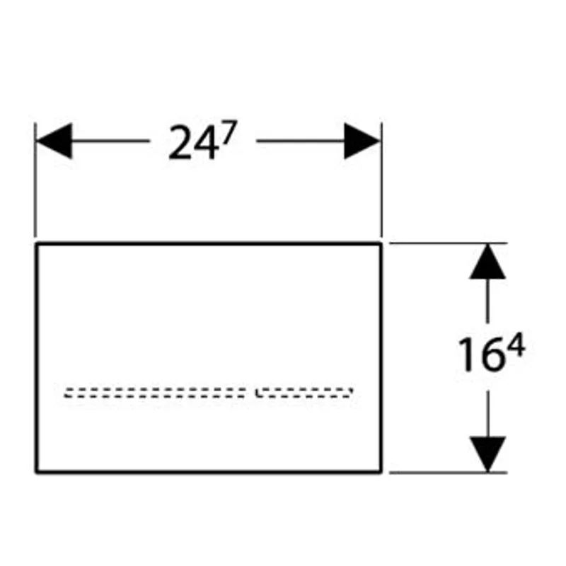 Geberit 116.090.SG.6 Sigma 80 Flush Actuator