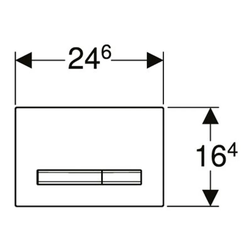 Geberit Sigma 50 115.788.11.2 Flush Actuator