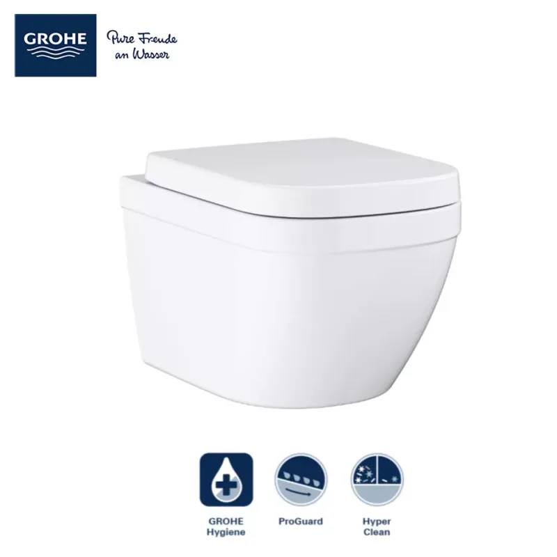 Grohe 39205000 Eurosmart Wall-Hung Toilet
