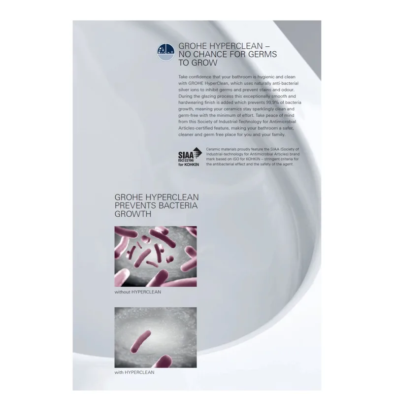 Grohe 39205000 Eurosmart Wall-Hung Toilet
