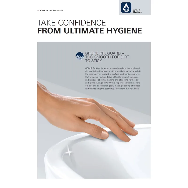 Grohe 39296000 Eurocosmo Wall-Hung Toilet
