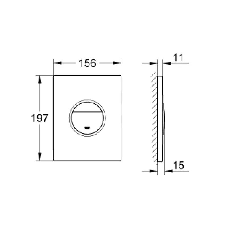 Grohe Nova Flushplate 38765-000