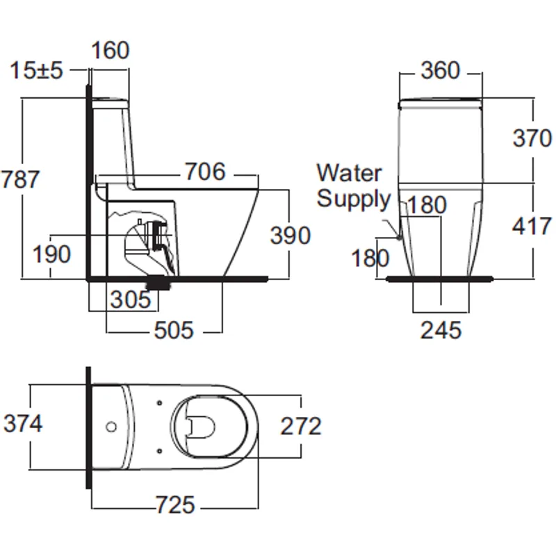 Ideal Standard Acacia TF2303SC Close-Coupled Water Closet