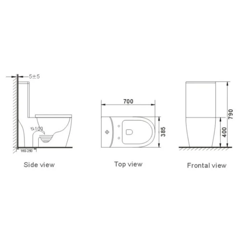 Inspire INS6035 One-Piece Water Closet