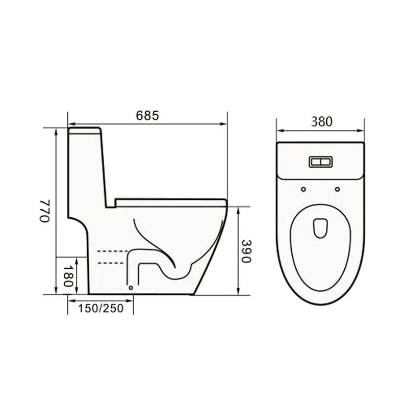 Magnum 919 One-Piece Toilet with Turbo Tornado Flushing