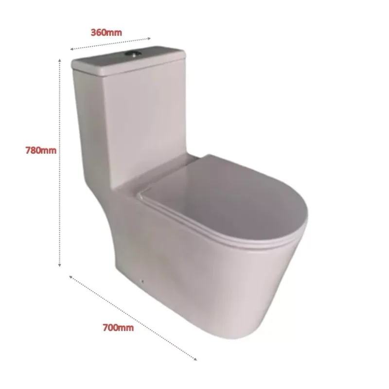 Minerva WC10002 One-Piece Tornado Flush Water Closet