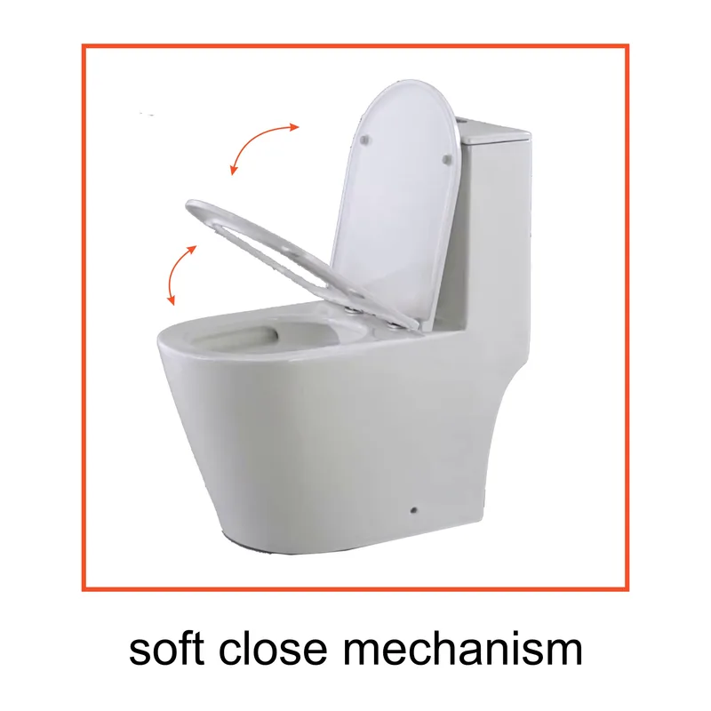 Minerva WC10005 One-Piece Water Closet With Tornado Flush (Black)