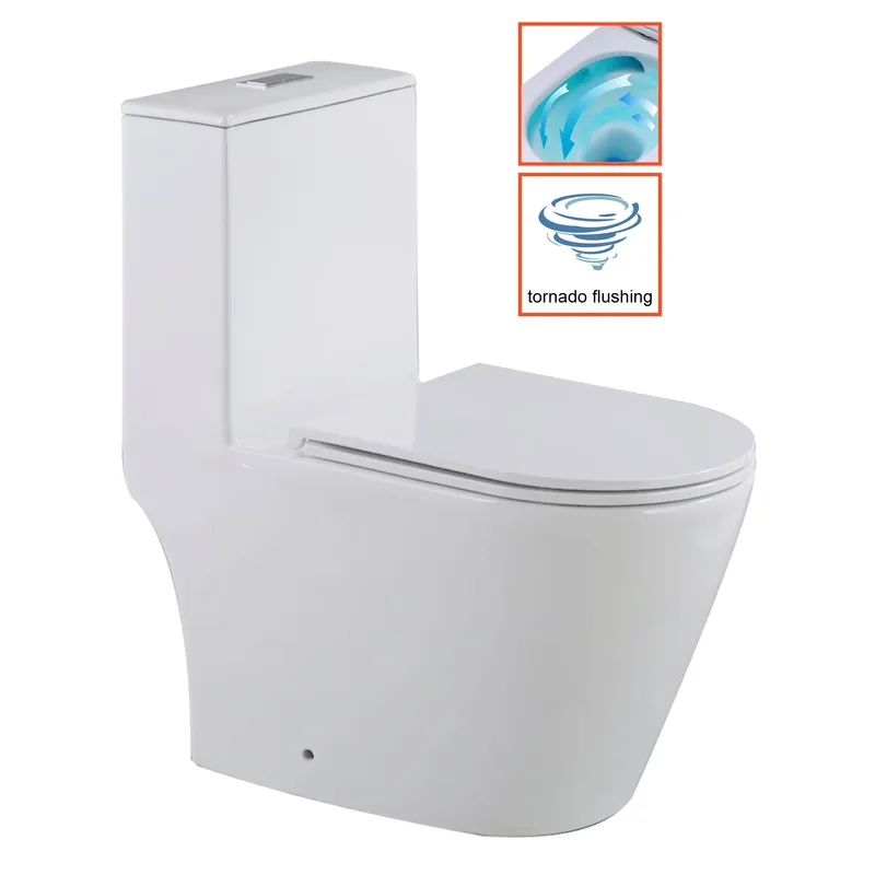 Minerva WC10005 One-Piece Water Closet With Tornado Flush