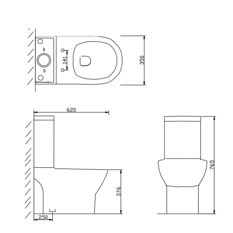 Minerva WC20008 Alto Close-Coupled Water Closet