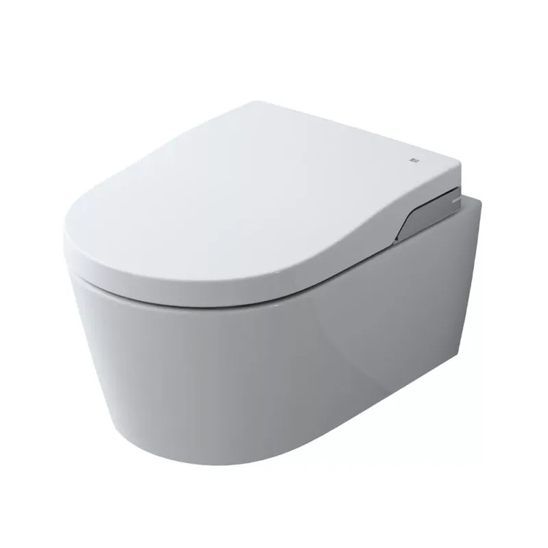 Roca In-Wash Inspira Vitreous China Rimless Wall-Hung Smart Toilet