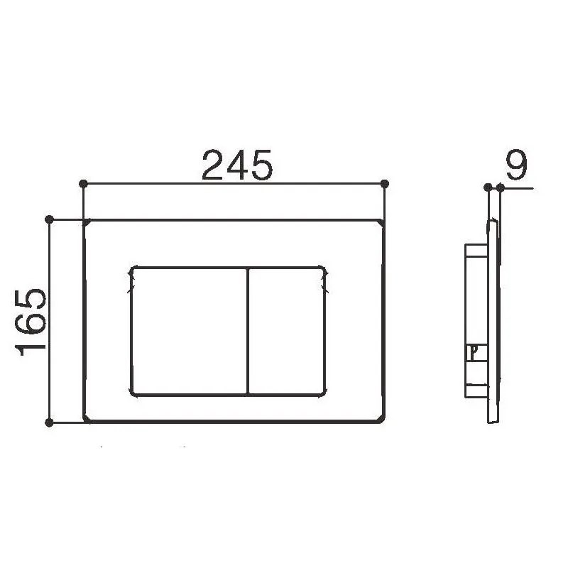 R&T G3004109 Flush Actuator