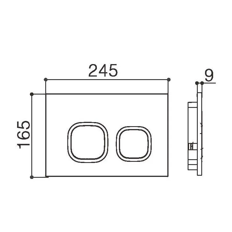 R&T G3004110 Flush Actuator