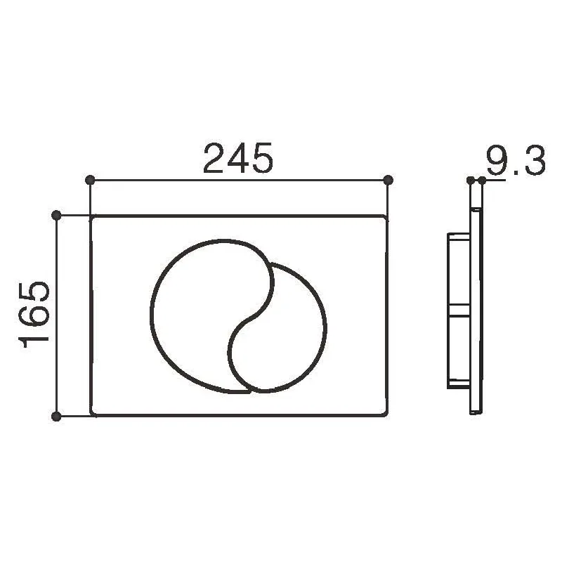 R&T G3004114 Flush Actuator