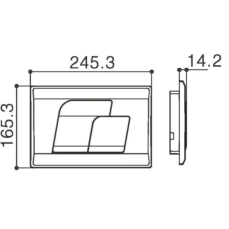R&T G3004115 Flush Actuator