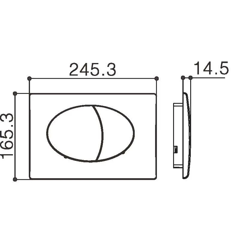 R&T G3004116 Flush Actuator