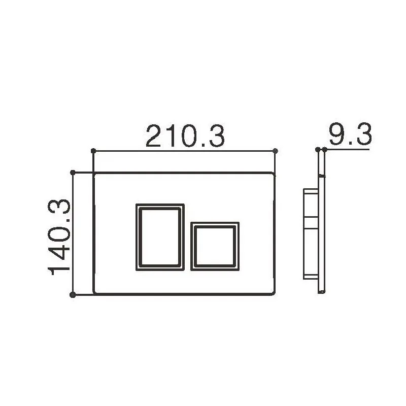 R&T G3005005 Flush Actuator