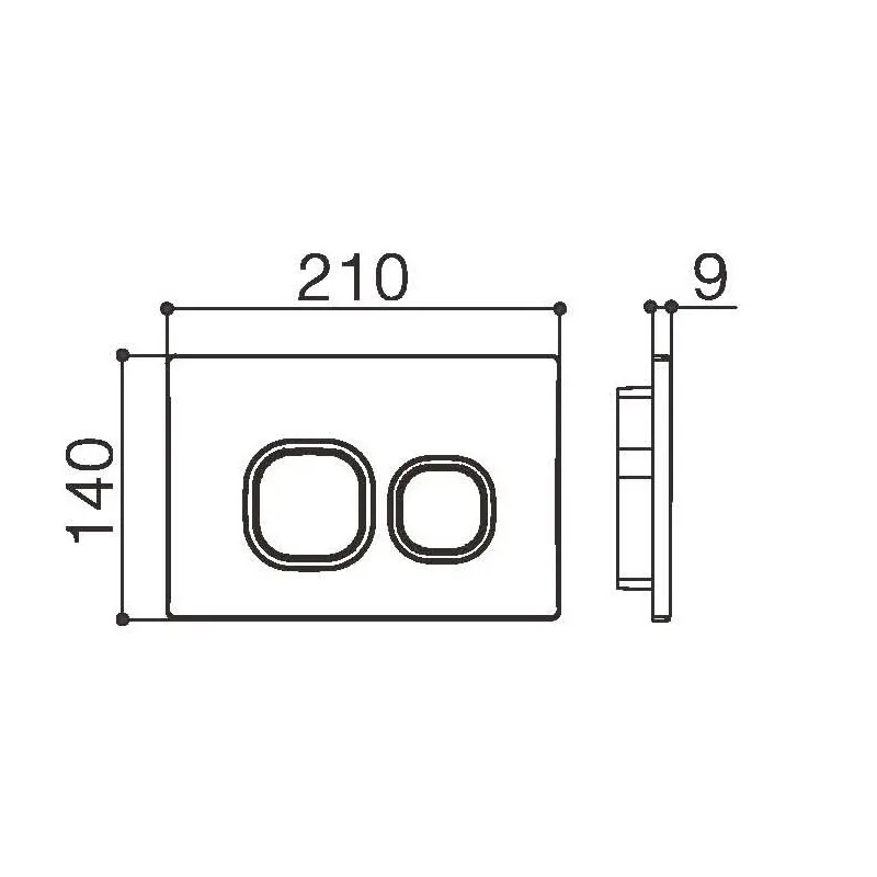R&T G3005006 Flush Actuator