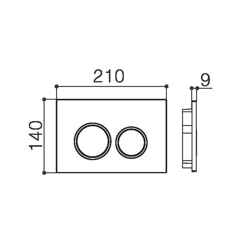 R&T G3005007 Flush Actuator