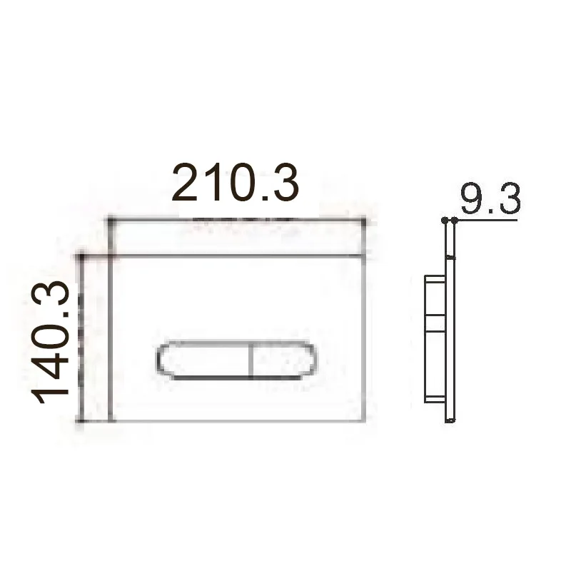 R&T G3005010 Flush Actuator
