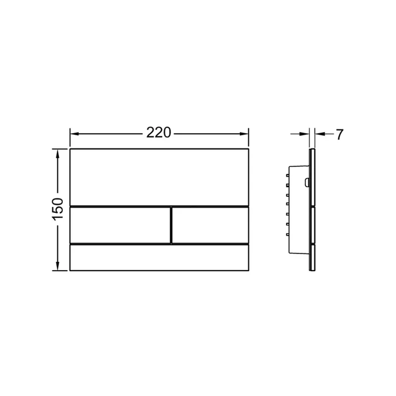 TECEsquare 9240802 Flush Plate