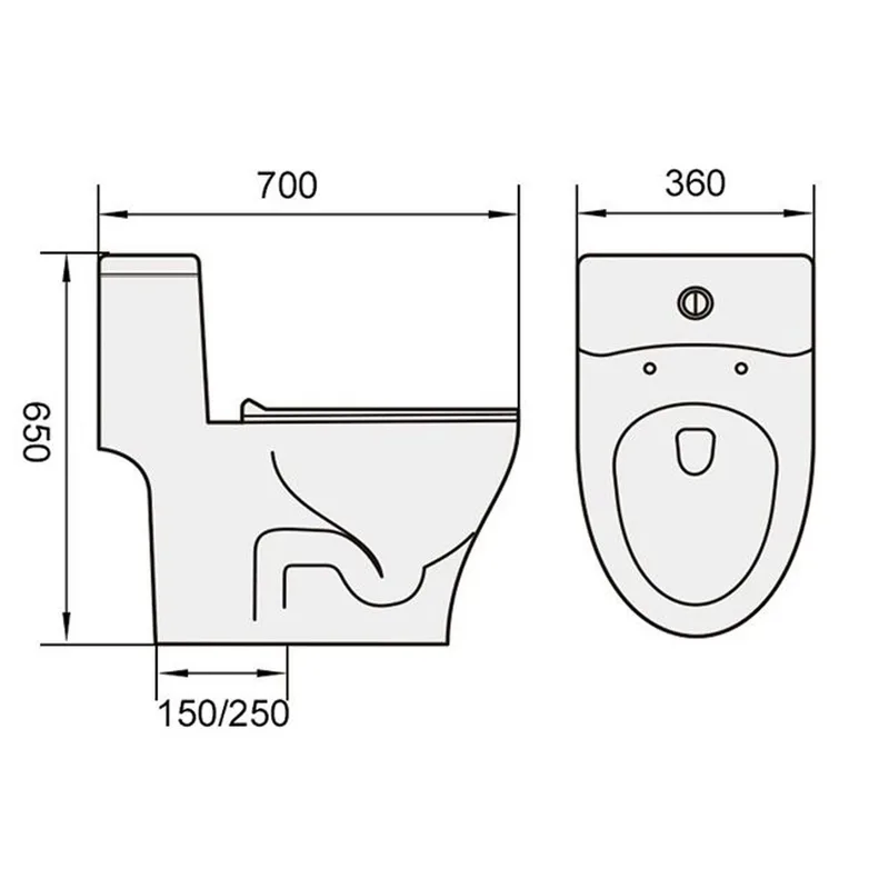Tiara WC-520 One-Piece Water Closet