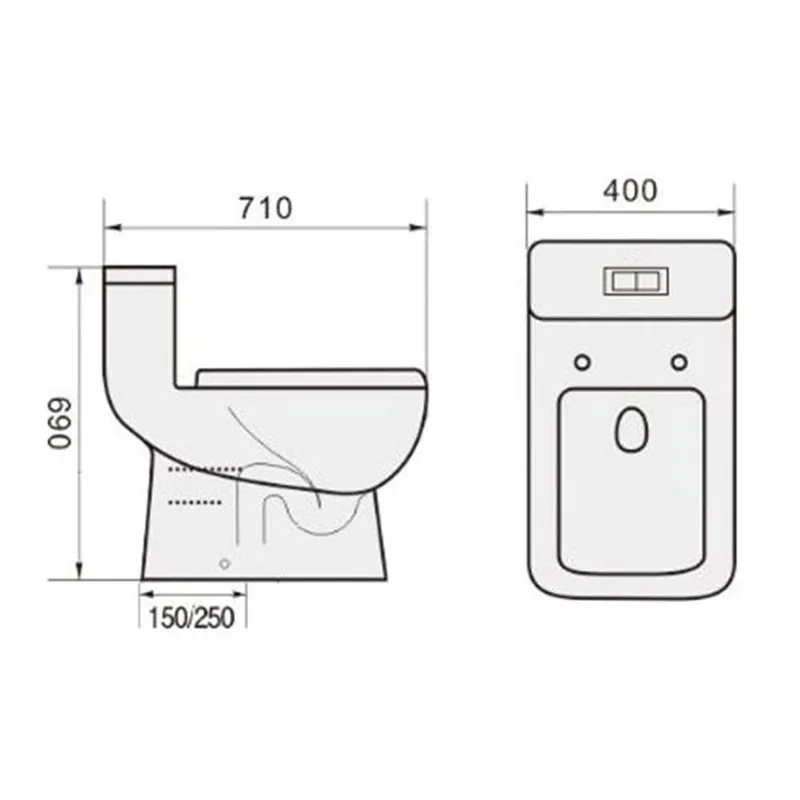Tiara WC-522 One-Piece Water Closet