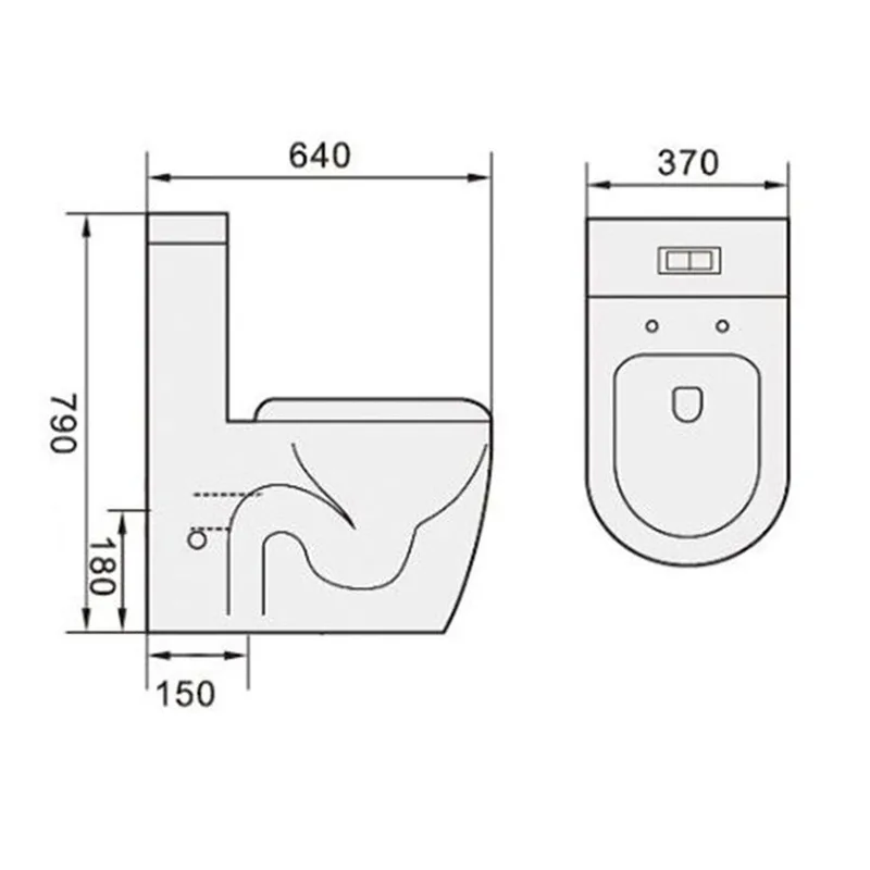 Tiara WC-532 One-Piece Water Closet