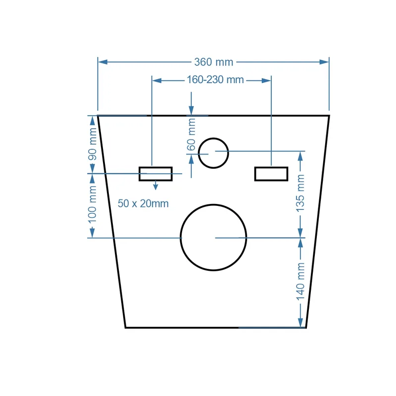 Vera W.015 Wall-Hung Water Closet