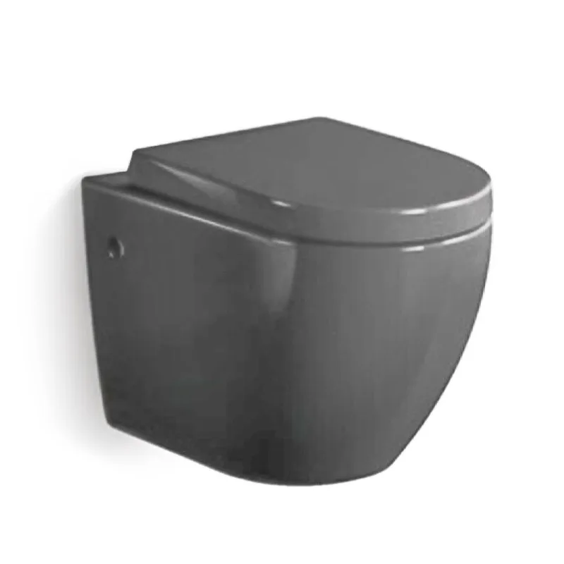 Vera W.030-MG Wall-Hung Water Closet (Matt Grey)
