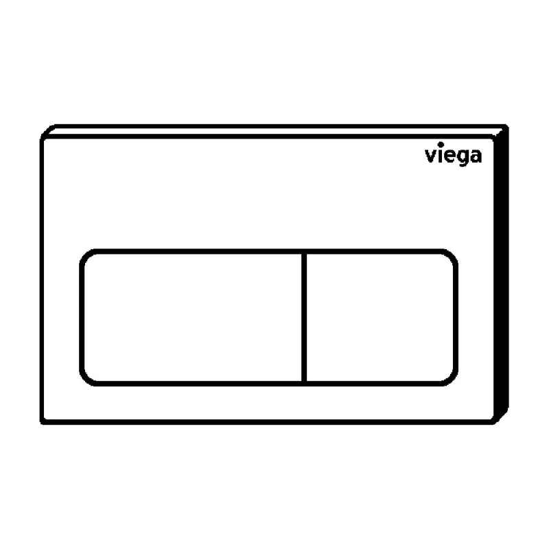 Viega K86013-CM Flush Plate (Chrome Matt)
