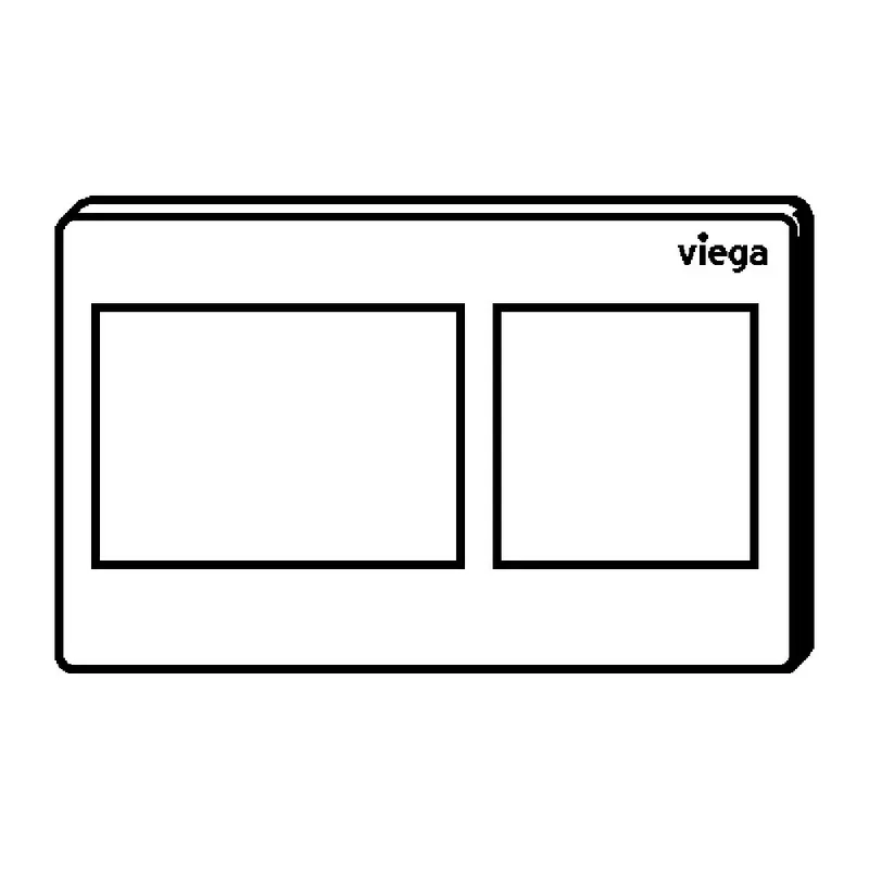 Viega K86111-AW Flush Plate (Alpine White)