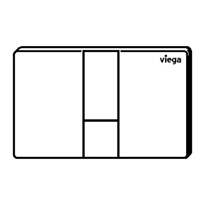 Viega K86141-B Flush Plate (Black Matt)