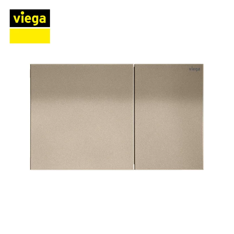 Viega K86201-CG Flush Plate (Copper / Gold Colour Matt)